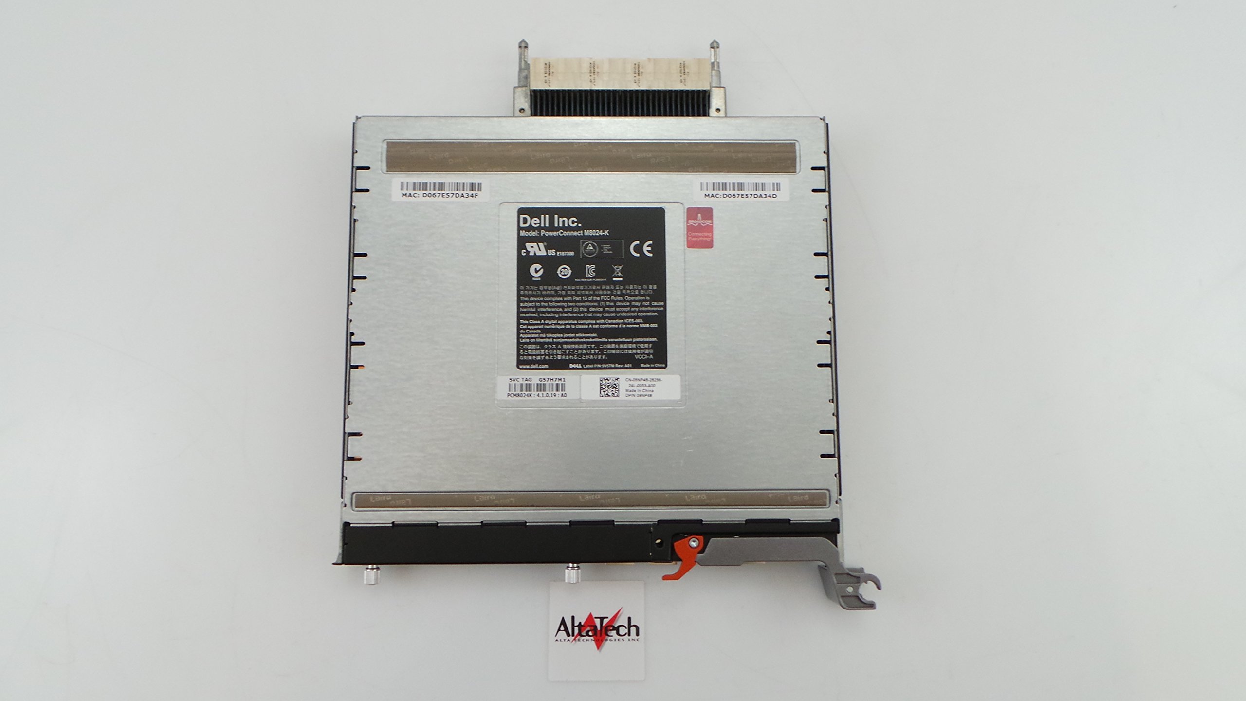 Dell M8024-K PowerConnect M1000e Blade 4x 10GB SFP+ Módulo Switch